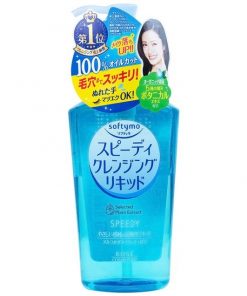 Dầu tẩy trang Softymo Speedy Cleansing Liquid Kose giúp làm sạch nhanh lớp trang điểm trên bề mặt da (230ml)