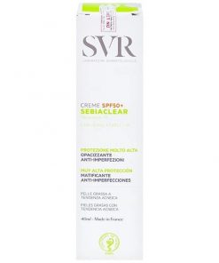Kem chống nắng dưỡng da vùng mặt SVR Sebiaclear Creme SPF50+ dành cho da dầu, da nhạy cảm (40ml)