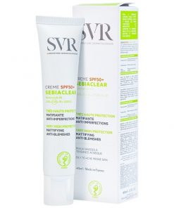 Kem chống nắng dưỡng da vùng mặt SVR Sebiaclear Creme SPF50+ dành cho da dầu, da nhạy cảm (40ml)