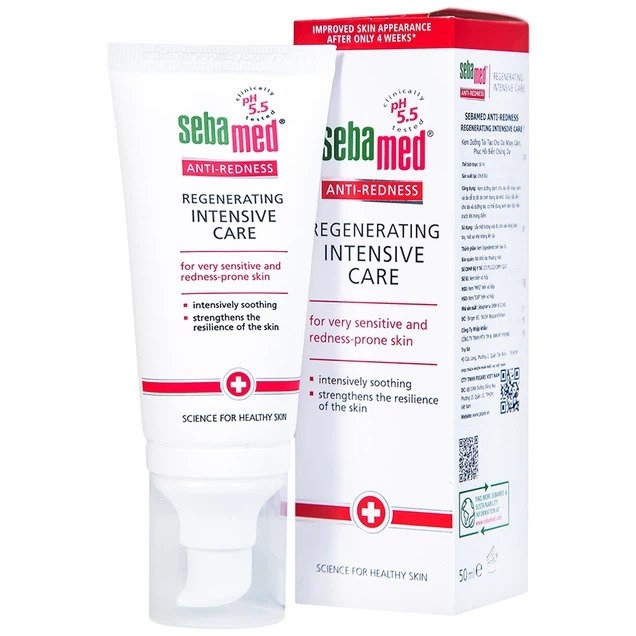 Kem dưỡng ban đêm Sebamed Anti-Redness Regenerating Intensive Care cho da siêu nhạy cảm, dễ mẫn đỏ (50ml)