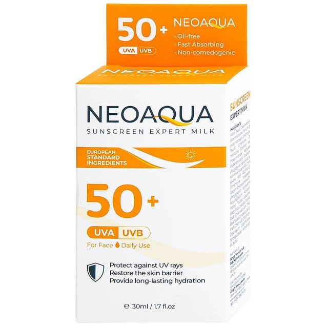 sua-chong-nang-neo-aqua-sunscreen-expert-milk-spf50-giup-bao-ve-da-truoc-tac-hai-cua-tia-uv-30ml-9dtm Sữa chống nắng Neo Aqua Sunscreen Expert Milk SPF50+ giúp bảo vệ da trước tác hại của tia UV (30ml)