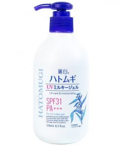 Sữa dưỡng thể chống nắng Reihaku Hatomugi UV Milky Gel giúp dưỡng ẩm và làm sáng da (250ml)